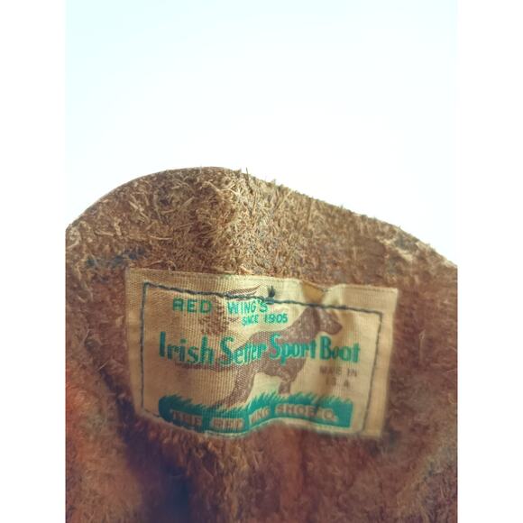 Vintage Red Wing Irish Setter Sport Boot USA Men's Moc Toe Work Boots See Desc - Picture 10 of 16